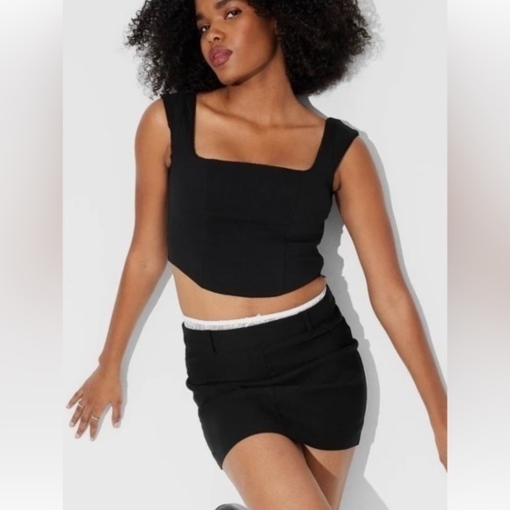 NWT Wild Fable Peek-a-Boo Lace Mini Skirt
